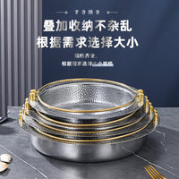 Thickened Stainless Steel Japanese Sukiyaki Hot Pot for Induction Cooker and Gas Stove
