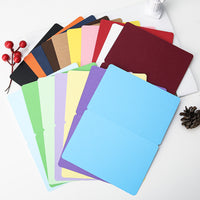Foldable Blank Cards for DIY Crafts, Thick Kraft Paper, White, Black, and Colored Options, Greeting Cards, Gift Cards