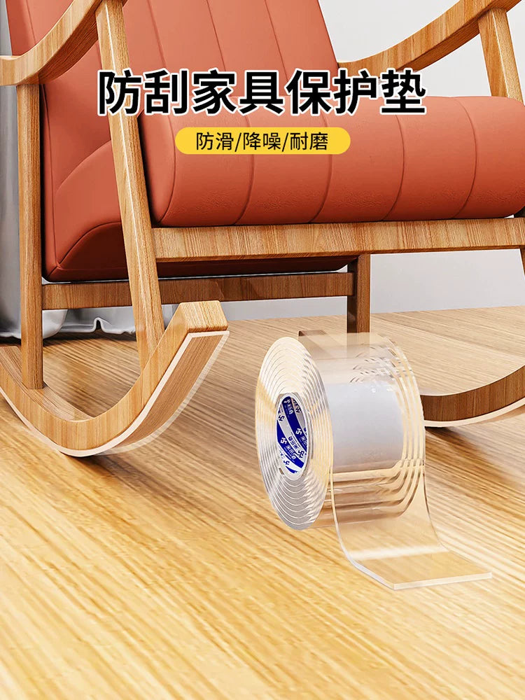 Furniture Protector Pads for Hardwood Floors - Anti-Scratch, Thick, Wear-Resistant, Transparent Chair and Table Leg Mats