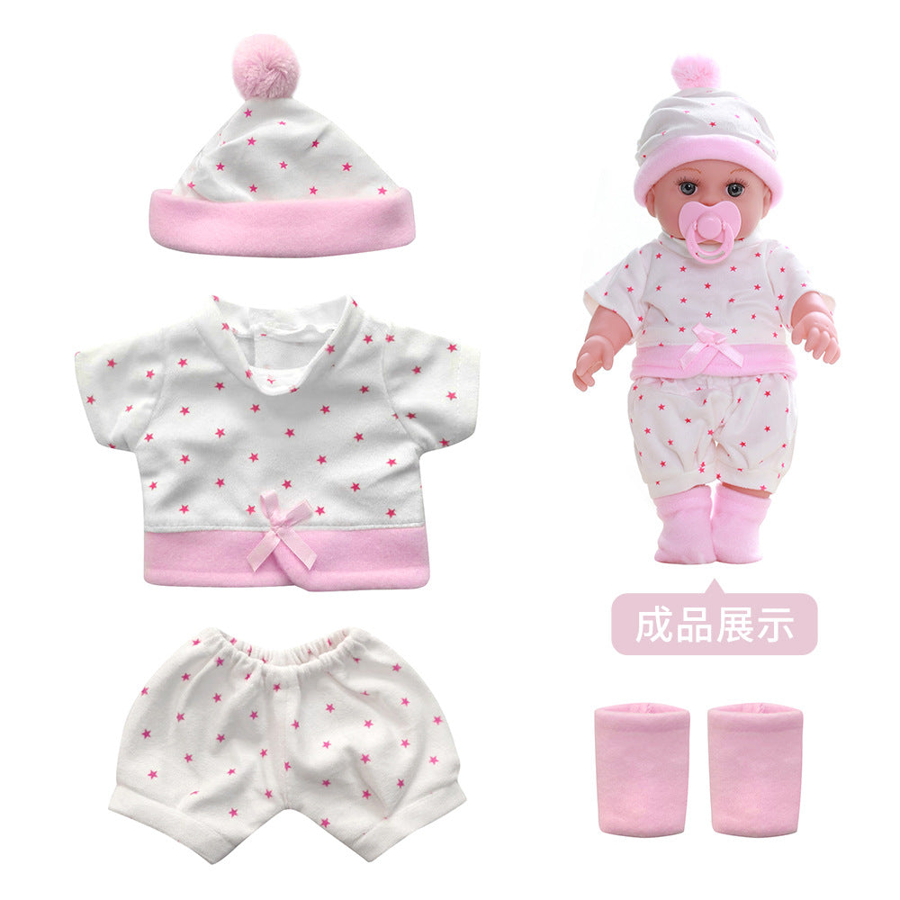 Doll Clothes Set for 30cm Reborn Baby Dolls, DIY Outfits with Hat