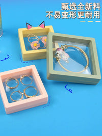 PE Film Jewelry Display and Storage Box for Earrings, Necklaces, and Bracelets