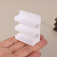 Dollhouse Miniature Bathroom Wall Shelf for Toiletries Toothbrush Storage