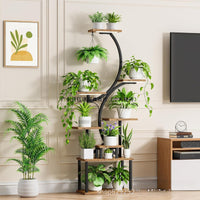 Multi-Tier Indoor Plant Stand for Living Room Corner