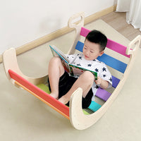 Kids Wooden Climbing Frame with Slide or Arch Climber for Indoor Sensory Play