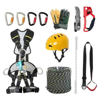 Full Body Safety Harness Kit for High-Altitude Work, Rock Climbing, and Fall Protection