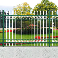 Outdoor Zinc Steel Fence Panel for Villas and Gardens