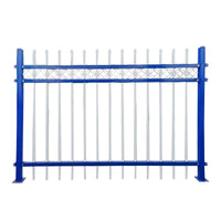 Zinc Steel Fence Panel for Garden, School, Villa, and Outdoor Security