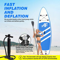 Stand Up Inflatable Paddle Board, Brushed Material Water Sports Folding Racing Fishing Paddle Board