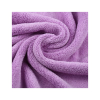 Thickened Double-Sided Coral Fleece Fabric for Pajamas, Bathrobes, Hair Towels, and Car Cleaning