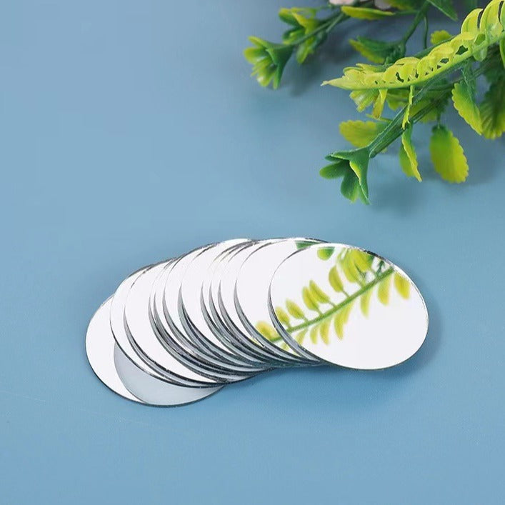 Customizable Round Glass Cosmetic Mirror Lens