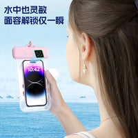 Waterproof Phone Pouch with Touchscreen Compatibility for Swimming, Diving, and Outdoor Activities