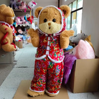 Inflatable Cartoon Bear Mascot Costume for Performances and Events