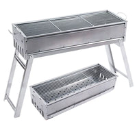 Portable Folding Charcoal BBQ Grill for Outdoor Camping