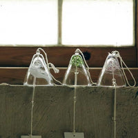 Japanese Style Glass Wind Chime for Home Decor, Hand-Painted Creative Wind Bell Ornament