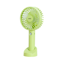 Mini Handheld Cartoon USB Rechargeable Portable Fan for Students and Home Use