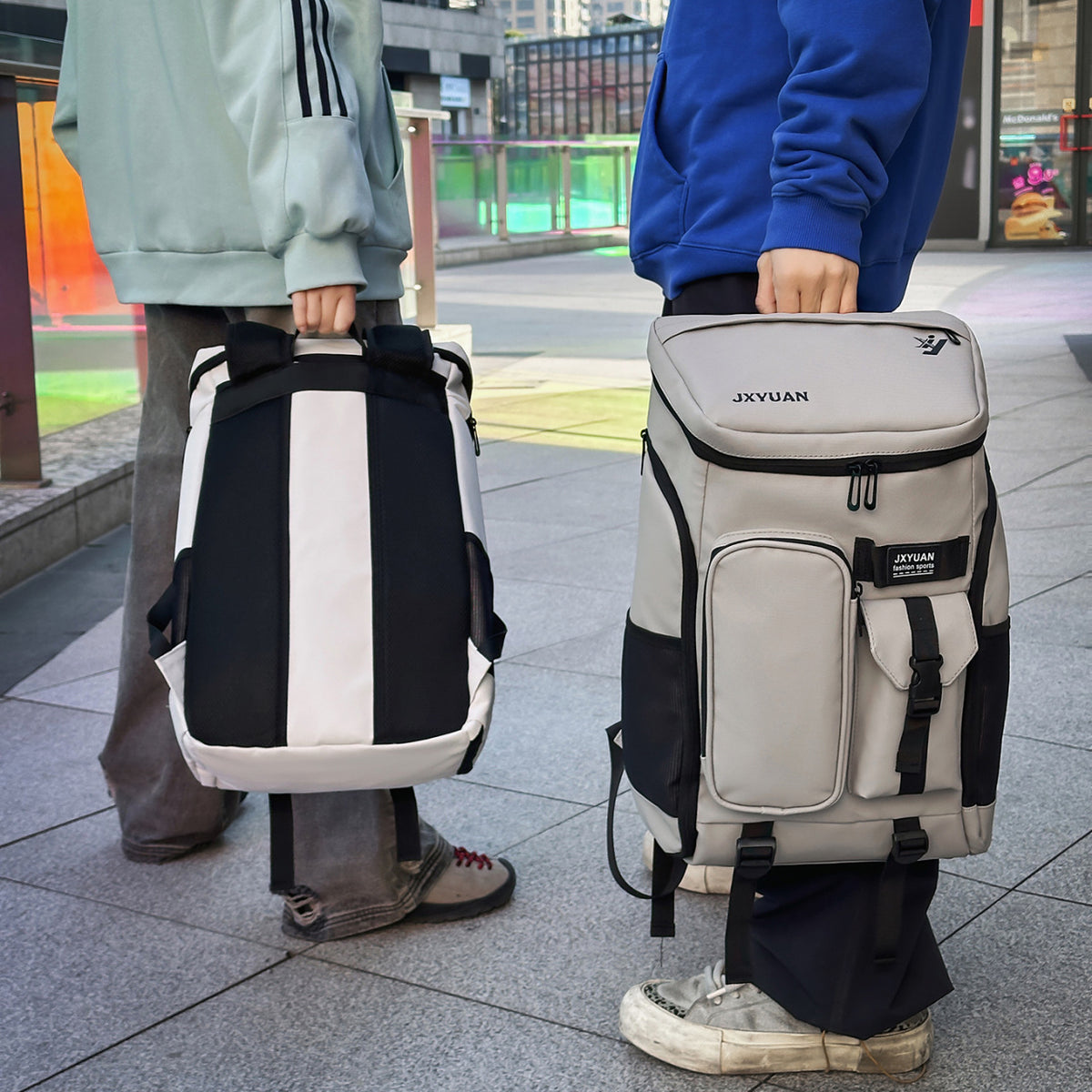 Large Capacity Sports Backpack for Gym, Badminton, Basketball, Travel - Multifunctional Shoulder Bag for Men and Women