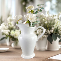 Ceramic French Style Watering Can Decorative Vase Morandi Colors for Garden and Home Decor