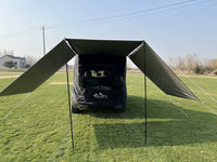 Car Tailgate Tent Awning for Camping, SUV, Outdoor Travel - Waterproof, Sunshade, Mosquito Net