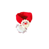Pet Christmas Santa Scarf Cape Hat for Cats and Dogs - Festive Winter Apparel