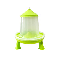 Automatic Chicken Feeder with Anti-Scratch Design and Elevated Base for Poultry