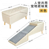 Womia Pet Bedside Ramp Stairs for Dogs and Cats - Ultra Non-Slip Design with Formaldehyde Test Report