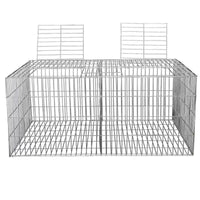 Large Foldable Wire Mesh Pet Cage for Rabbits, Chickens, Geese, Pigeons - Home Breeding and Transport Cage