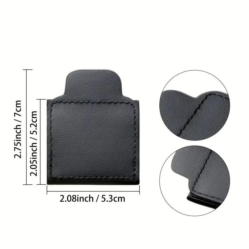 Car Seat Belt Adjuster, PU Leather Shoulder Neck Strap Positioner for Comfort and Safety
