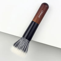 Jans Mini Portable Makeup Brush Set - Wool Blending, Eyeshadow, Nose Contour, Concealer Brushes for Travel