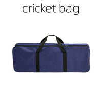 Cricket Equipment Bag Plastic Gear Bag Holds 2 Sets Small Portable Double Zipper Long Bag