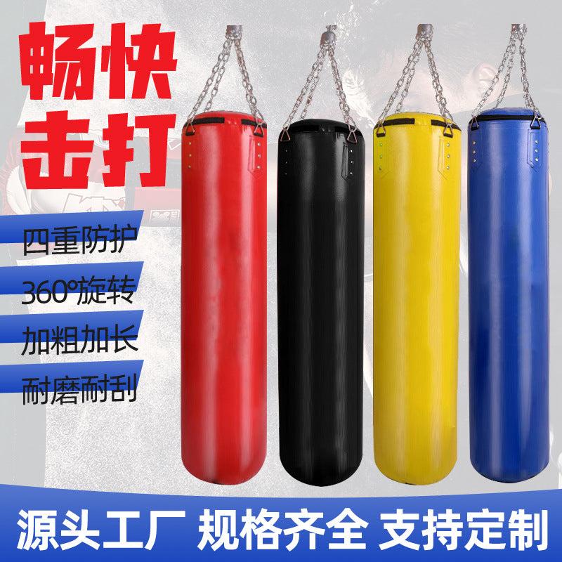 PU Leather Punching Bag for Taekwondo Kickboxing Training