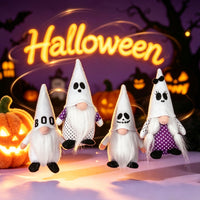 Halloween Faceless Gnome Doll Ornament Set