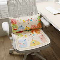 Plush Chenille Non-Slip Seat Cushion for Office Chair Dining Stool