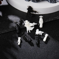 Miniature Ancient Chinese Warrior & Poet Figurines for Landscape Decor