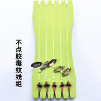 Lure Fishing Fly Hooks Set with Pre-tied Line Group for Micro Bait Fishing