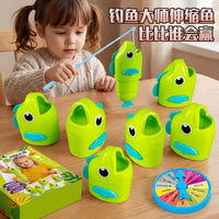 Fishing Battle Telescopic Fish Toy Kids Educational Parent-Child Interactive Tabletop Game