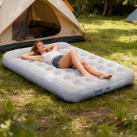 Inflatable Air Mattress with Pillow for Camping, Home, Outdoor, and Tent Use - Self-Inflating Sleeping Pad
