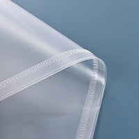 Clear Plastic Document Folder with Snap Button Closure for A4/B5 Papers