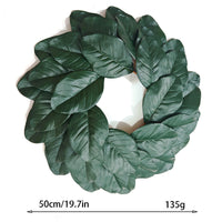 Magnolia Leaf Garland for Home Decor, Fireplace, Window, Christmas, Thanksgiving