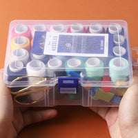Portable Sewing Kit with Thread, Needles, and Tools for Home and Dorm Use