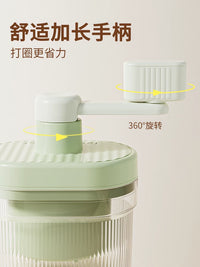 Manual Ice Shaver Machine for Home Use, Hand-Crank Snow Cone Maker for Kids, Portable Ice Crusher for Shaved Ice and Smoothies