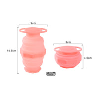 Collapsible Silicone Water Bottle for Travel and Sports, Portable and Expandable