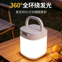 Rechargeable LED Camping Lantern with Long-Lasting Battery, Emergency Light, and Ambient Lighting for Outdoor & Home Use
