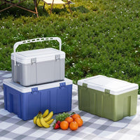Portable Insulated Cooler Box for Outdoor Picnics, Camping, and Car Travel - Large Capacity Food and Beverage Storage