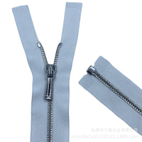 1# Metal Open-End Zipper with Teardrop Pull for Doll Clothes