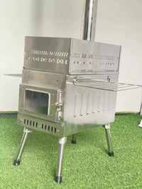 Portable Stainless Steel Wood Burning Tent Sauna Stove for Indoor Heating