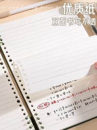 B5 Detachable Loose-Leaf Notebook with Thickened Refills for Students