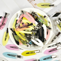 No-Crease Hair Clip Set for DIY Crafting, Cream Glue Hairpin Bang Clip Hair Accessories