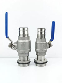 Stainless Steel Drum Faucet for 200L Oil Barrels, Chemical Liquid Dispenser Valve