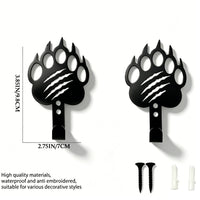 Animal Dog Metal Wall Hook Rack for Keys and Home Decor