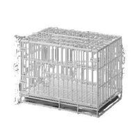 Indoor Pet Crate with Toilet Area for Small to Medium Dogs